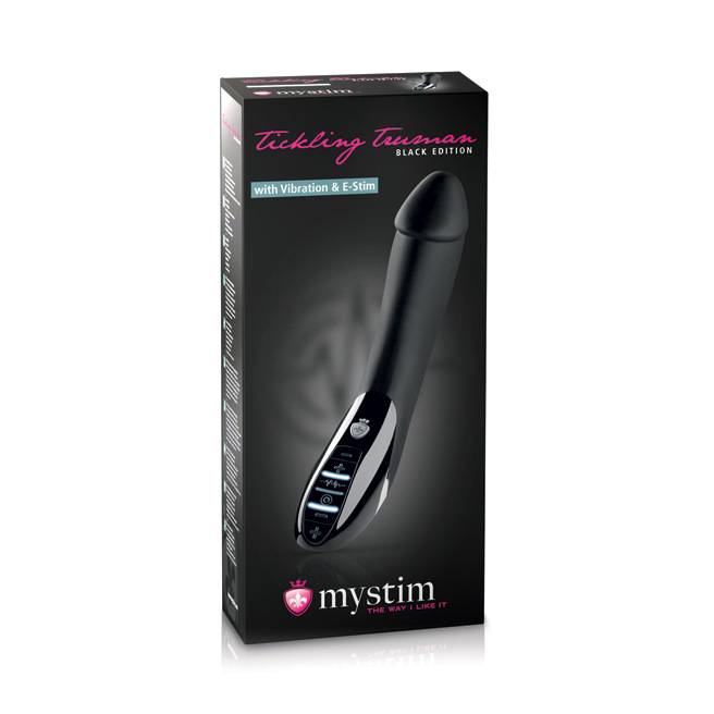 Mystim - Vibromasseur Chatouiller Truman eStim Noir