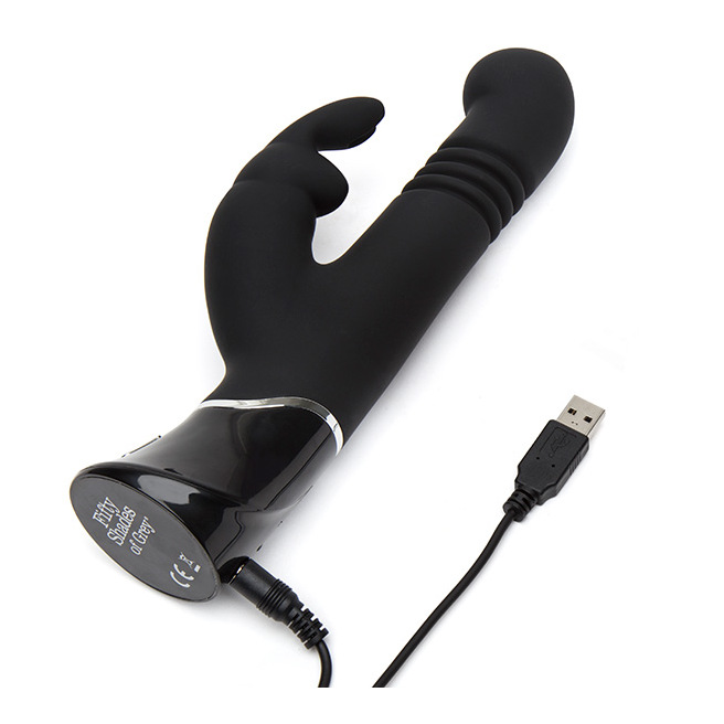 Fifty Shades of Grey - Vibromasseur Rabbit Va-et-Vient Greedy Girl