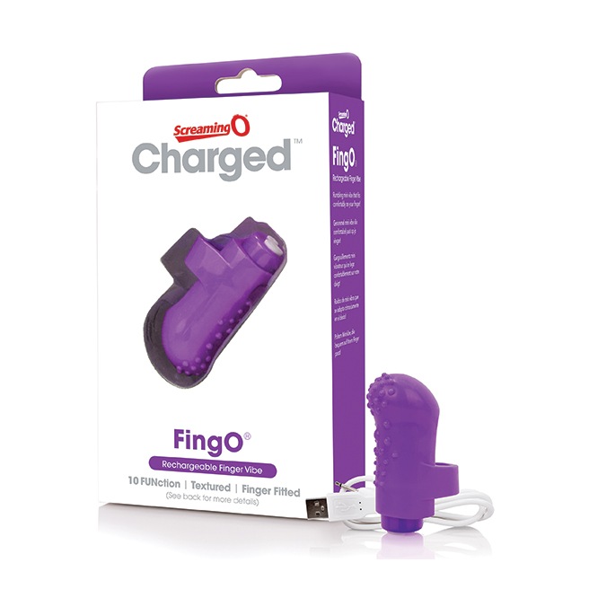 The Screaming O - Doigt Vibrant Rechargeable FingO Violet