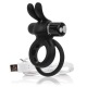 The Screaming O - Anneau Vibrant Rechargeable Rabbit Ohare Noir