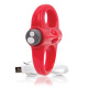 The Screaming O - Anneau Vibrant Rechargeable Yoga Rouge