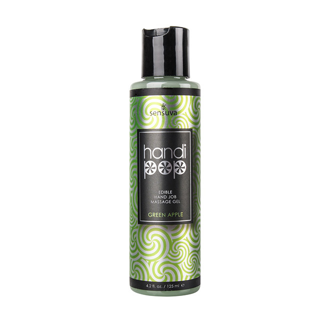 Sensuva - Gel de massage Handipop Hand Job Pomme verte 125 ml