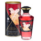 Shunga - Huile chauffante aphrodisiaque Vin pétillant de fraise 100 ml