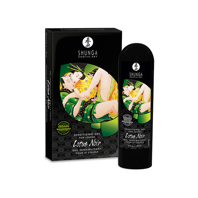 Shunga - Gel Sensibilisant pour le couple Lotus Noir