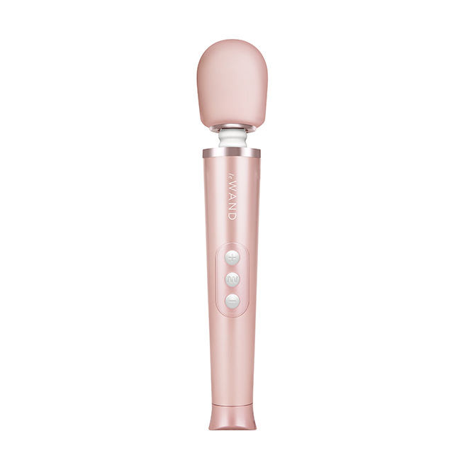 Le Wand - Stimulateur Wand Rechargeable Petite Edition Or & Rose