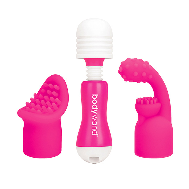 Bodywand - Mini Stimulateur Wand Rechargeable & Accessoires Rose