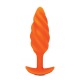 B-Vibe - Bouchon Texture Swirl Orange