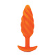 B-Vibe - Bouchon Texture Swirl Orange