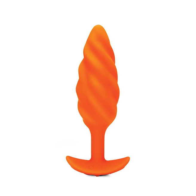 B-Vibe - Bouchon Texture Swirl Orange