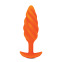 B-Vibe - Bouchon Texture Swirl Orange