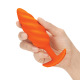 B-Vibe - Bouchon Texture Swirl Orange