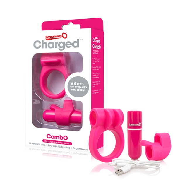 The Screaming O - Kit Rechargeable CombO Rose