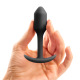 B-Vibe - Plug anal Snug 1 Noir