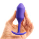 B-Vibe - Plug anal Snug 2 Violet