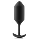 B-Vibe - Plug anal Snug 3 Noir