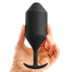 B-Vibe - Plug anal Snug 5 Noir