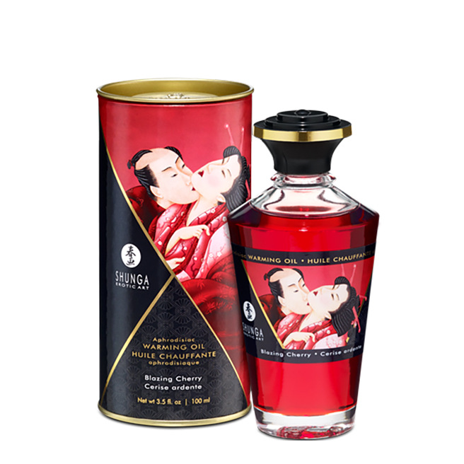 Shunga - Huile Chauffante Aphrodisiaque Cerise