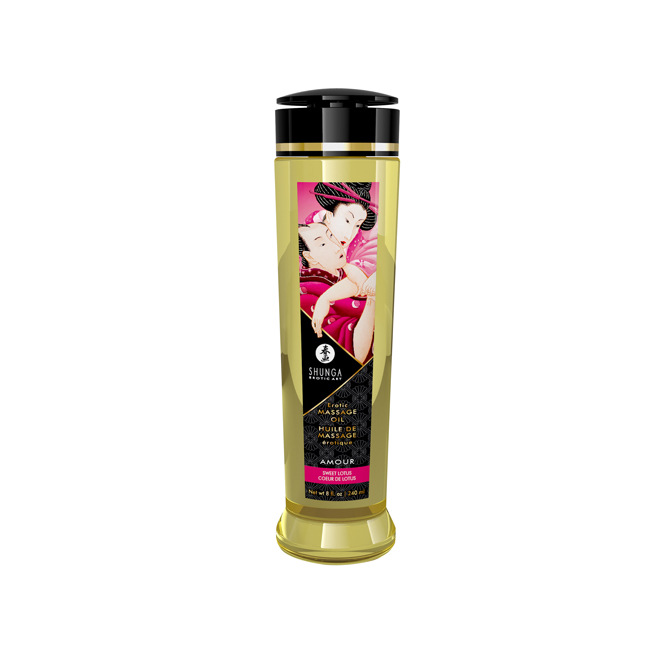 Shunga - Huile de Massage AMOUR Coeur de Lotus