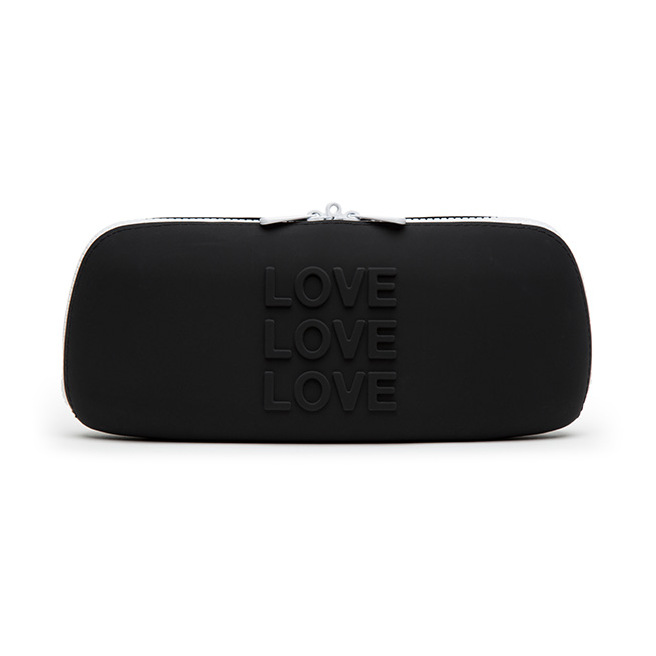 Happy Rabbit - Sac zippé LOVE Storage Medium Noir