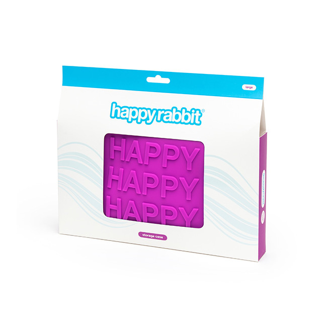 Happy Rabbit - HAPPY Storage Zip Bag Large Violet