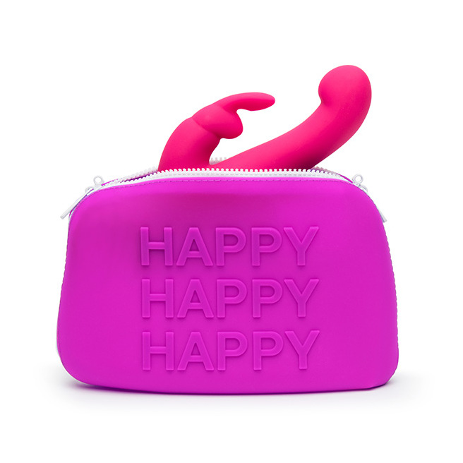 Happy Rabbit - HAPPY Storage Zip Bag Large Violet