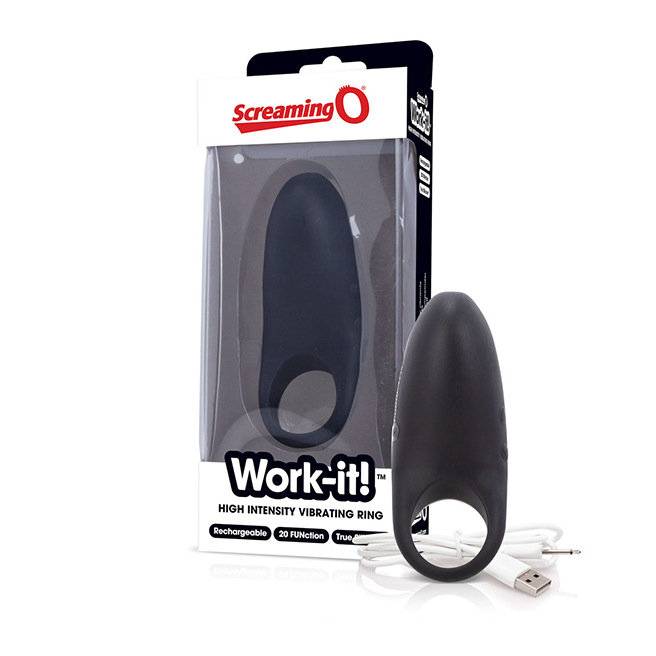 The Screaming O - Anneau Vibrant Rechargeable Work It!