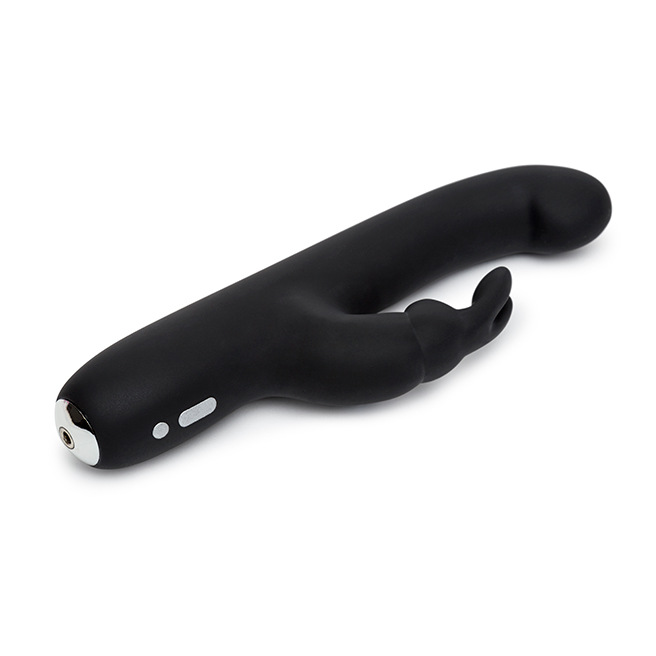 Happy Rabbit - Vibromasseur Rabbit Slimline G-Spot Noir