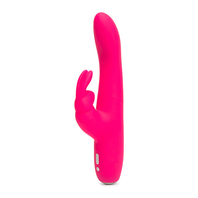 Happy Rabbit - Vibromasseur Lapin Slimline Curve Rose