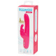 Happy Rabbit - Vibromasseur Lapin Slimline Curve Rose