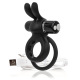 The Screaming O - Anneau Vibrant Rechargeable Rabbit Ohare XL Noir