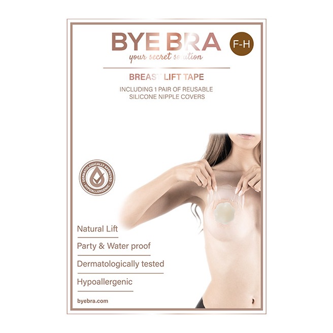 Bye Bra - Couvre-tétons en tissu et lifting des seins FH 3 paires