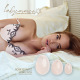 La Gemmes - Set de 3 Oeufs de Yoni en Quartz Rose (L-M-S)