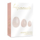 La Gemmes - Set de 3 Oeufs de Yoni en Quartz Rose (L-M-S)