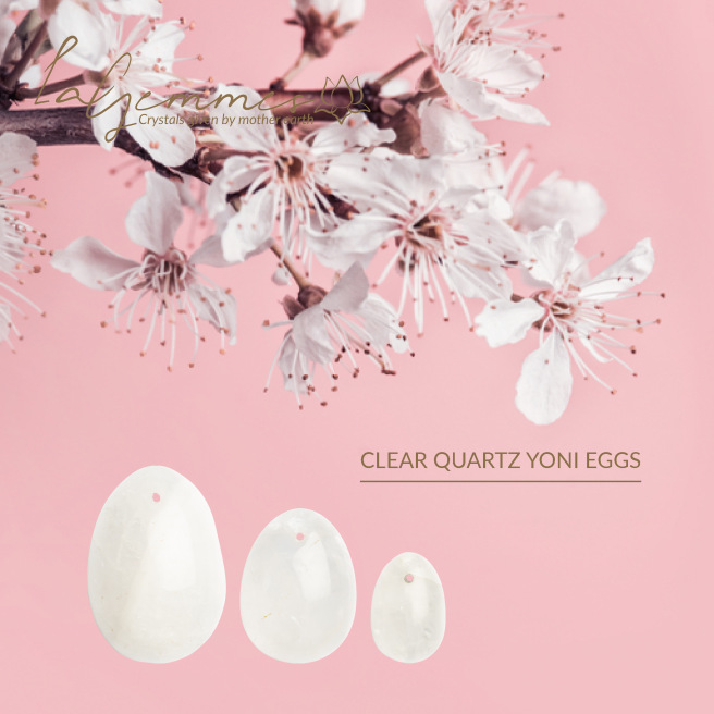 La Gemmes - Set de 3 Oeufs de Yoni en Quartz Rose (L-M-S) La Gemmes - Set de 3 Oeufs de Yoni en Quartz Rose (L-M-S)