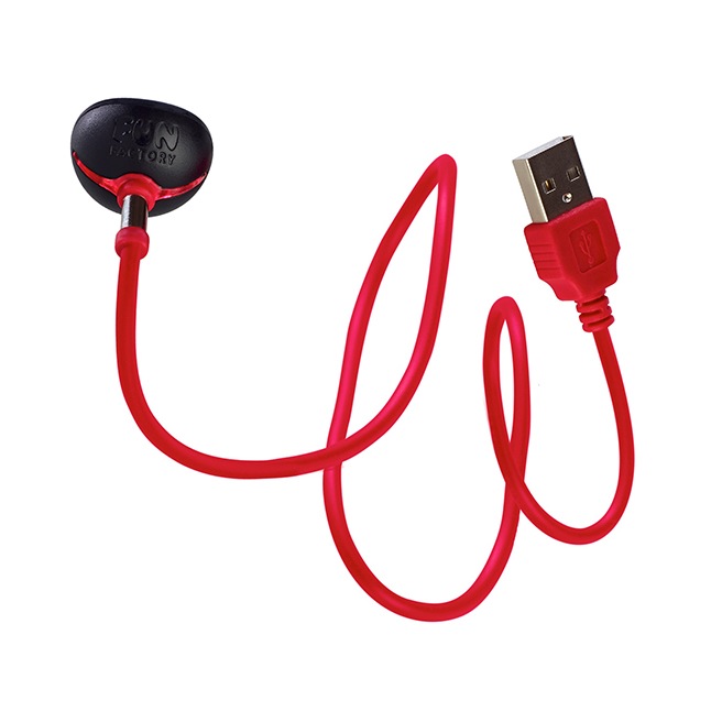 Fun Factory - Chargeur magnétique USB rouge