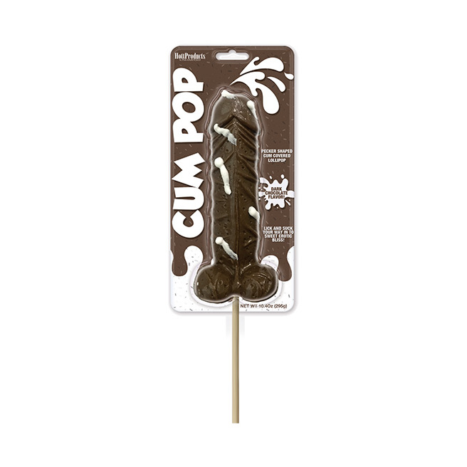 Cum pop à saveur de chocolat noir