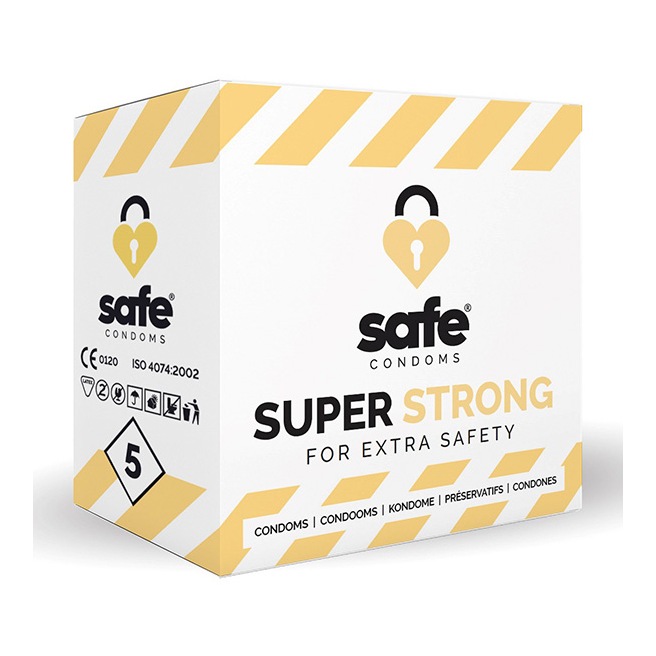 SAFE - Préservatifs - Super Strong (5 pcs)