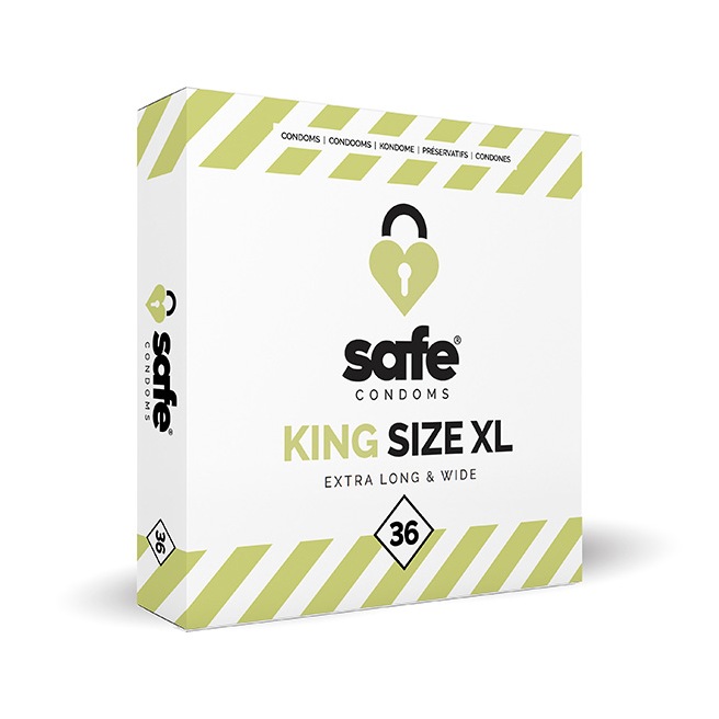 SAFE - Préservatifs - King Size XL (36 pcs)