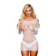 Lapdance - Robe Mini Center Stage Blanc