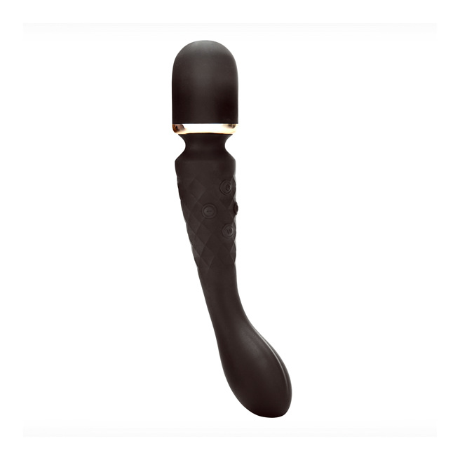 Bodywand - Vibromasseur 2 en 1 Luxe 2-WAY Large Noir