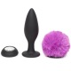 Happy Rabbit - Plug anal vibrant rechargeable noir et violet grand