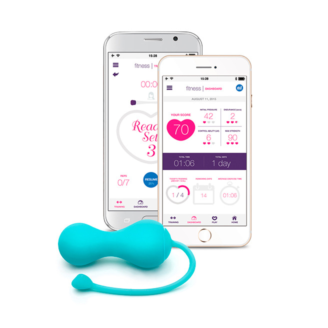 Lovelife par OhMiBod - Krush App Connected Bluetooth Kegel Turquoise