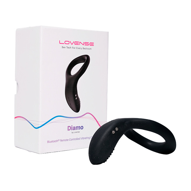 Lovense - Anneau pénien vibrant Diamo avec Application